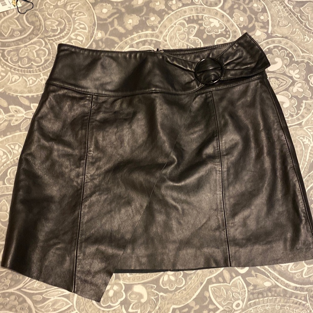 NWOT Leather Skirt